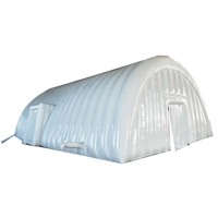 Tente gonflable portative extérieure de garage de voiture de PVC tente mobile gonflable durable de garage imperméable à la poussière de preuve du soleil à vendre