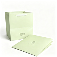Sac fourre-tout en carton blanc imprimé sur mesure avec poignée, commande en petite quantité pour bijoux, cosmétiques, vêtements, emballage de magasin