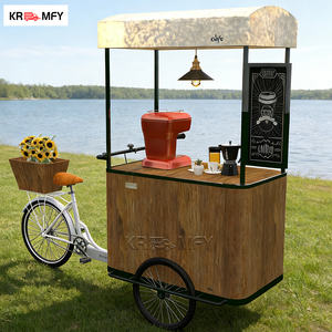 Vélo électrique pour boissons artisanales avec fibre de verre pour des solutions alimentaires durables, chariot tricycle pour crème glacée avec congélateur - Product Image 5