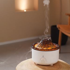 Humidificador Inteligente con Control Remoto y Llama, Difusor de Aroma con Llama de 560 ml, Humidificador Ultrasónico USB con Llamas 3D y Sal - Product Image 6