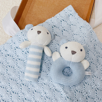 Offre Spéciale doux coton léger tricoté bébé couvertures coffret cadeau pour nouveau-né sommeil literie bain