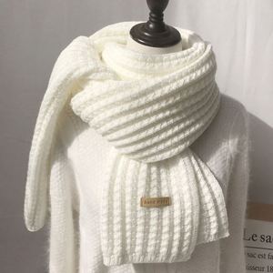 Écharpes en tricot unies personnalisées pour l'hiver 2023, Yiwu - Product Image 2
