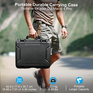 Free sample <b>Eva</b> CASE FACTORY Shockproof Carrying Zipper Case With Plastic Handle <b>EVA</b> Bags & Cases For Drone and RC lanyard - Product Image 4