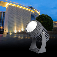 Projecteur LED extérieur étanche IP65 10W, angle de faisceau 10 degrés, CRI 80 élevé, pour escalier, jardin, mur, colonne romaine