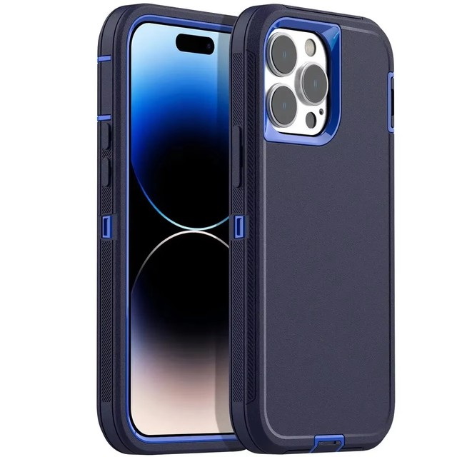 Factory Wholesale 3 in 1 Heavy Duty Armor Shockproof Defender Case for IPhone 17 Air 16 15 14 13 12 11 Pro Max with Retail Box