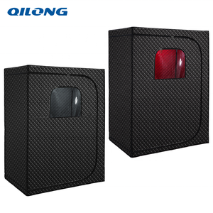 Qilong 2-người nhà hiện đại Spa phòng tắm hơi đầy đủ cơ thể xách tay Acrylic hồng ngoại phòng tắm hơi hộp điều khiển từ xa cho căn hộ biệt thự khách sạn - Product Image 2