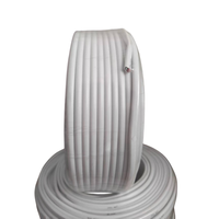 Kabel Listrik Fleksibel RVV Multi-Core Berlapis PVC Aluminium Putih 2-Core hingga 5-Core 0.75mm2 1.5mm2 2.5mm2