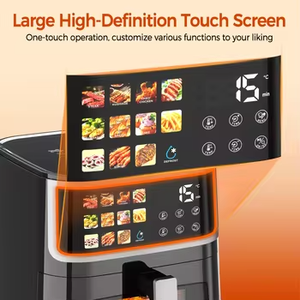 Precios Increíbles: Horno Digital Inteligente con Pantalla Táctil, Freidora de Aire sin Aceite, Antiadherente, con Bandeja, 5.5L 8L - Product Image 3