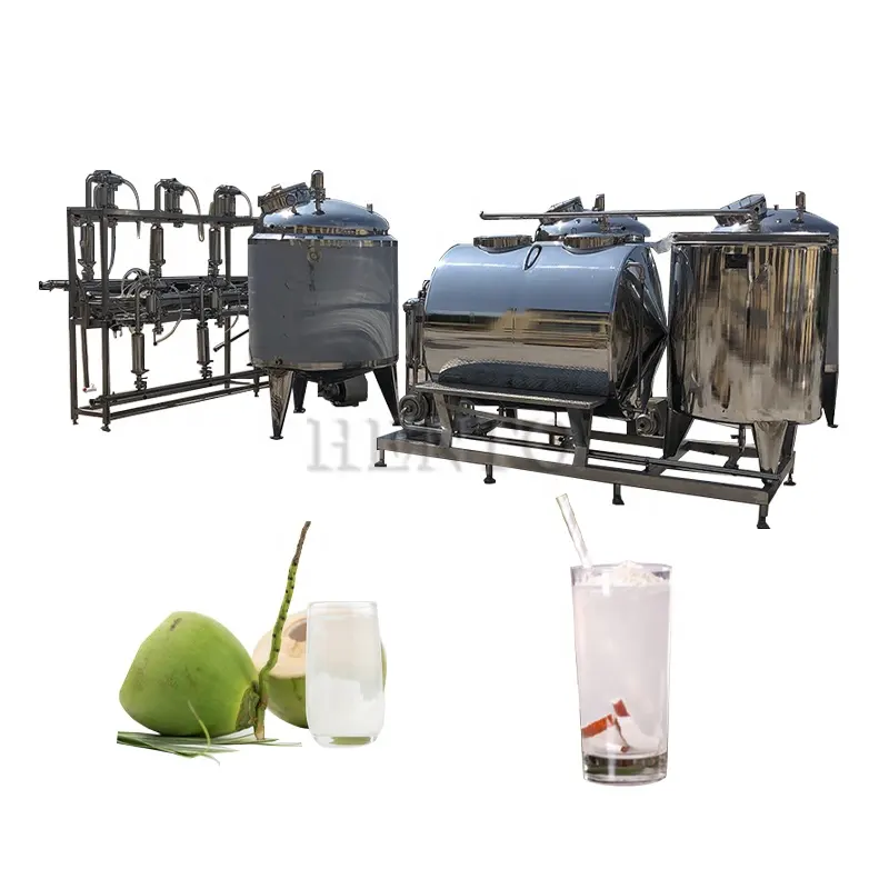 नारियल पानी/नारियल पानी उत्पादन लाइन/नारियल का रस निकालने वाली मशीन के लिए बड़ी क्षमता वाली मशीन