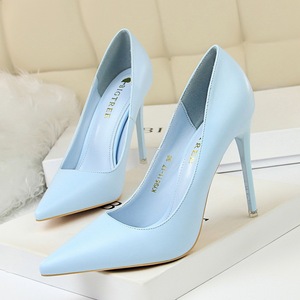 Minimalist Women's <strong>Shoes</strong> Women <strong>Show</strong> Slimness High Thin Heels Ultra-high Heel Shallow Mouthed Pointed Sexy Ladies Single <strong>Shoes</strong> - Product Image 2