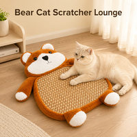 Tapis rafraîchissant personnalisé en forme d'ours pour animaux de compagnie, coussin de couchage d'été en rotin, tapis de lit résistant aux griffures pour chats et chiens, accessoires pour animaux de compagnie