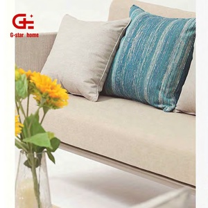 Canapé d'extérieur modulable moderne pour jardin, chambre ou salon, avec <span class=keywords><strong>coussin</strong></span> en tissu, vente en gros pour hôtels - Product Image 2