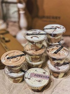 Pots à yaourt jetables en PLA, divers formats, vente en gros, coupes à glace en dôme avec couvercle en papier - Product Image 4