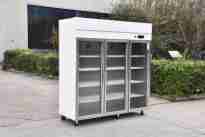 Thương mại Cooler dọc cửa kính tiếng ồn thấp tiêu thụ năng lượng thấp tủ lạnh nâng cấp tủ trưng bày - Product Image 2