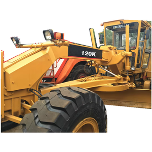 รถเกรดเดอร์ล้อ CAT 120K มือสอง คุณภาพสูง สำหรับงานก่อสร้างถนน พร้อมเครื่องยนต์และปั๊ม รุ่นปี 2018 น้ำหนัก 21000 กก. ใช้งาน 2500 ชั่วโมง - Product Image 1