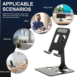 Accessoires pour téléphone portable Support de bureau Présentoir pliable en métal pour téléphone portable Support universel flexible pour téléphone portable - Product Image 6
