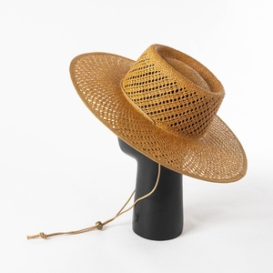 A041703 <span class=keywords><strong>Sombrero</strong></span> <span class=keywords><strong>de</strong></span> Paja Estilo Verano para Viaje, <span class=keywords><strong>Sombrero</strong></span> Cordobés con Cuerda Antiviento, <span class=keywords><strong>Sombrero</strong></span> <span class=keywords><strong>de</strong></span> Sol <span class=keywords><strong>de</strong></span> <span class=keywords><strong>Ala</strong></span> <span class=keywords><strong>Ancha</strong></span> para Playa - Product Image 6