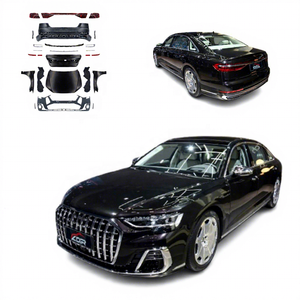 Nouveauté 2025 pour <span class=keywords><strong>Audi</strong></span> A8 D4 2011-2017, kit carrosserie Horch pour transformation en A8 D5PA 2023 avec phares LED de haute qualité, pièces automobiles - Product Image 1