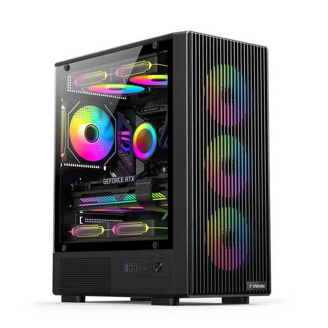 Gaming PC Desktop Computer Core I7 I5 3.70GHZ 16GB Ram 512GB SSD WIFI RGB Gaming Desktops PC