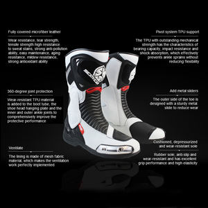 Moto <span class=keywords><strong>Vintage</strong></span> inspirado Moto Offroad <span class=keywords><strong>botas</strong></span> largas <span class=keywords><strong>Motocross</strong></span> aventura deporte montar Zapatos Hombre motocicleta zapatos para hombres - Product Image 6