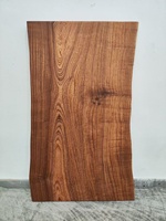 Table Basse Moderne en Bois Massif à Bord Brut, Robuste et Écologique, Polyvalente pour Bar à Domicile et Salle à Manger, Plateau en Bois de Qualité 1,0 m