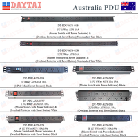 Unité de distribution d'alimentation (PDU) pour rack, 19 pouces, pour serveur, fabrication directe usine, multiprise de base, normes US, UK, EU, AU, OEM, ODM