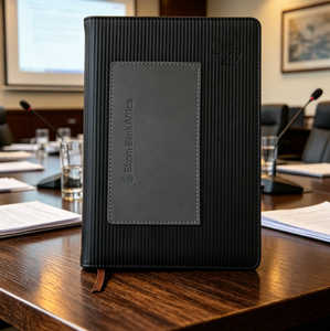 Agenda en cuir personnalisé 2027 avec logo <span class=keywords><strong>Zenith</strong></span> Bank en relief, planificateur d'entreprise, agenda quotidien - Product Image 6