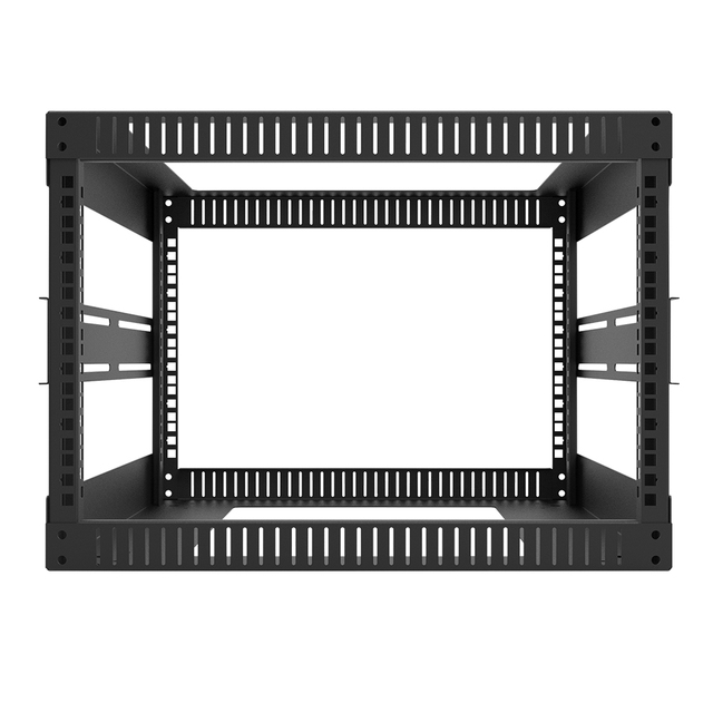 Hot Selling Wall Mount Open Rack Frame Data Server Center Network Rack Adjustable Depth  for Network Devices Assembling