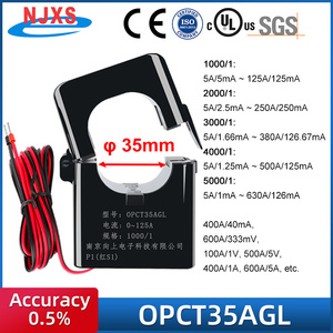 Transformador de corriente de núcleo dividido NJXSE OPCT35AGL 100A 150A 200A 300A 400A 500A 600A para sistemas solares híbridos - Product Image 2