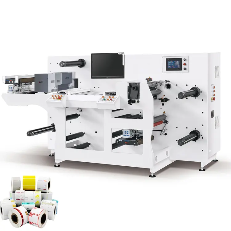 RTMA-330B מדבקת נייר תווית בדיקת מכונת עם שיסוף מערכת