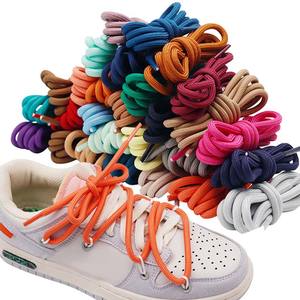 Cordones de zapatos Weiou empresa redondos de color sólido cordones de calidad de alta resistencia - Product Image 1