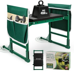 Tabouret <span class=keywords><strong>de</strong></span> <span class=keywords><strong>jardin</strong></span> pliable avec coussin <span class=keywords><strong>de</strong></span> genouillage souple <span class=keywords><strong>de</strong></span> 10 pouces <span class=keywords><strong>de</strong></span> large, banc <span class=keywords><strong>de</strong></span> <span class=keywords><strong>jardin</strong></span> portable, genouillère, capacité <span class=keywords><strong>de</strong></span> 450 lb, pour le jardinage, cadeaux - Product Image 4