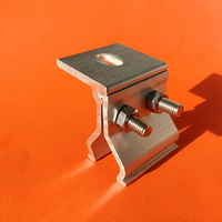 Fixation solaire robuste pour systèmes de supports photovoltaïques et applications solaires commerciales avec structure durable