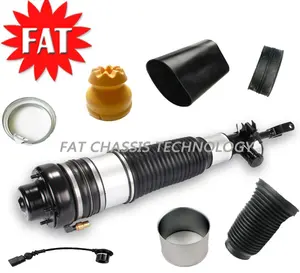 Kit Suspensi udara Shock Absorber Untuk Audi A6 4F C6 Allroad Debu Penutup Crimp Cincin Karet Lengan Benjolan Berhenti