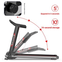 Tapis de marche motorisé pliable avec écran LED numérique électrique personnalisé pour la maison et le bureau – OEM et ODM disponibles