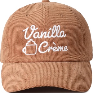 Polo Trucker Sporty Design Embroidered 100% Cotton Corduroy Baseball <b>Cap</b> with Metal Buckle for Men <b>Women</b> (1692 3D Hello-Tan) - Product Image 4