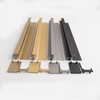 Poignées de placard en alliage d'aluminium personnalisées OEM, design moderne et luxueux, durables, écologiques, antirouille pour tiroirs, commodes et armoires