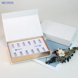 Benutzer definierte Parfüm Kollagen Peptide Pulver Holz PU Leder Verpackungs boxen Peptide Flasche Luxus Leder Kosmetik Verpackungs <span class=keywords><strong>box</strong></span> - Product Image 3
