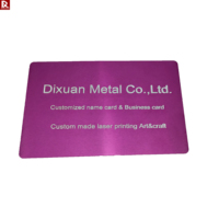 Dompet Kartu Bisnis Kustom Anodized Aluminium Kartu Laser Ukiran Logam Kosong Bisnis Aluminium Disesuaikan Logo Lembar Berlapis