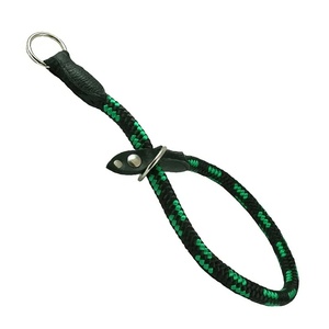 Correa y <span class=keywords><strong>Collar</strong></span> de Nailon Trenzado Resistente de Lujo para Perros, Ajustable, con Logotipo Personalizado - Product Image 2