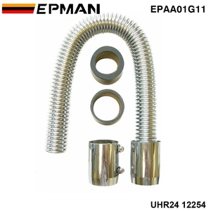Tubo Flessibile per Radiatore Ultra da 24 Pollici con 2 Tappi Terminali, Kit Tubo Flessibile Universale in Acciaio Inox per Liquido di Raffreddamento UHR24 12254 EPAA01G11 - Product Image 3