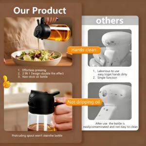 Top Seller <span class=keywords><strong>olio</strong></span> d'oliva <span class=keywords><strong>spruzzatore</strong></span> <span class=keywords><strong>per</strong></span> la cottura 2 in 1 <span class=keywords><strong>olio</strong></span> di vetro Sprayr & Pour <span class=keywords><strong>per</strong></span> cucina <span class=keywords><strong>friggitrice</strong></span> <span class=keywords><strong>ad</strong></span> <span class=keywords><strong>aria</strong></span> cottura insalata BBQ - Product Image 3