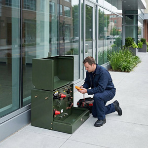 NEMA 3R 経済的な30kVA 10kV油浸式単相パッドマウント変圧器（遠隔住宅用） - Product Image 1