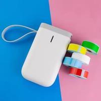 Stiker Label termal mengkilap tahan air Harga Murah pabrik Kode batang warna-warni untuk Printer Label termal portabel kecil