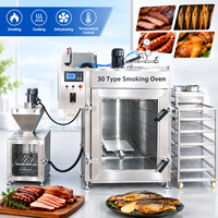 Fumoir automatique en acier inoxydable SUS304 pour la cuisson et le séchage de saucisses, poulet, canard, bacon, poisson
