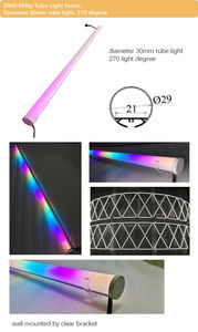 Ibestwork IP65กลางแจ้งกันน้ำ, บาร์<span class=keywords><strong>ไฟ</strong></span> LED DMX 512 270พิกเซล<span class=keywords><strong>หลอด</strong></span>สำหรับการแสดงไฟบนเวที - Product Image 5