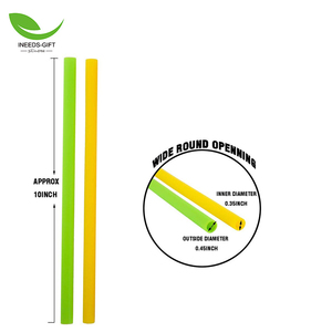 Accesorios de silicona reutilizables portátiles, pajitas de té de burbujas gratis para <span class=keywords><strong>B</strong></span>, pajitas portátiles de silicona para beber gratis - Product Image 5