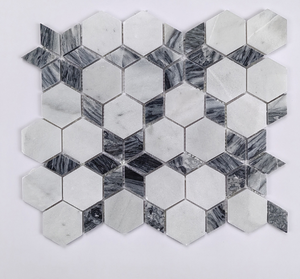 Hiện đại đá cẩm thạch tự nhiên Gạch Mosaic Hoa Tường và sàn trang trí cho phòng ngủ nhà bếp phòng tắm khách sạn backsplash - Product Image 3