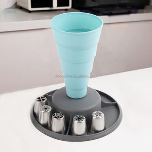 <span class=keywords><strong>Support</strong></span> de sac <span class=keywords><strong>à</strong></span> <span class=keywords><strong>douille</strong></span> de décoration de pâtisserie pour remplir avec <span class=keywords><strong>support</strong></span> de buses <span class=keywords><strong>à</strong></span> fentes - Product Image 6