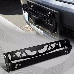 Soporte de matrícula de aluminio de 205 mm con abrazadera y ángulo ajustable para modificación de automóviles - Product Image 4
